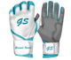 Guantes de bateo G-Pro - Serie Blanca - Blanco y Celeste