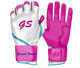 Guantes de bateo G-Pro - Serie Blanca - Blanco, Rosa y Azul Bebé