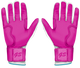 Guantes de bateo G-Pro - Serie Blanca - Blanco, Rosa y Azul Bebé