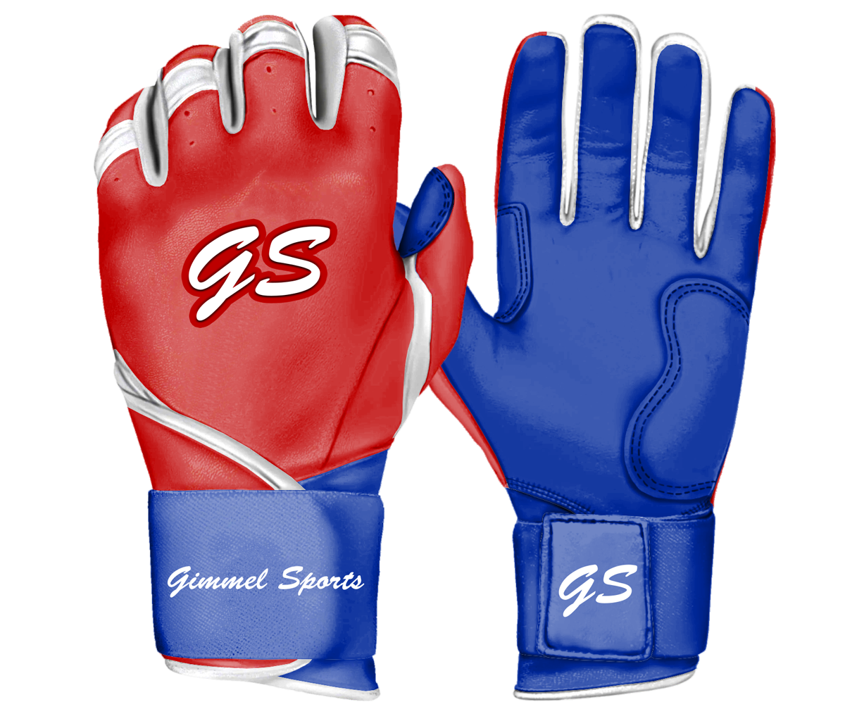 Red white and blue batting gloves shop
