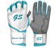 G-Pro Batting Gloves - White Series - White & Baby Blue