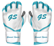 G-Pro Batting Gloves - White Series - White & Baby Blue