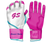 G-Pro Batting Gloves - White Series - White  Pink & Baby Blue