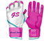 G-Pro Batting Gloves - White Series - White  Pink & Baby Blue