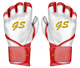 G-Pro Batting Gloves - White Series - White Red & Camel