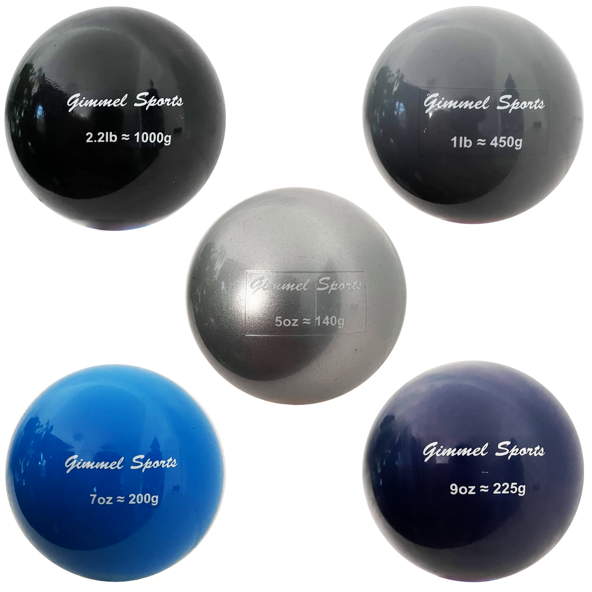 GPro Plyo Balls Set for Softball Pitching Training Gimmel Sports